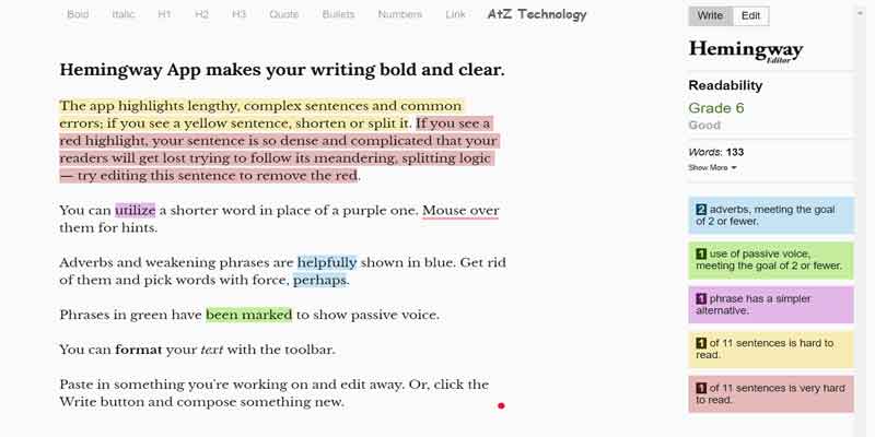 Hemingway App | Copywriting Tools