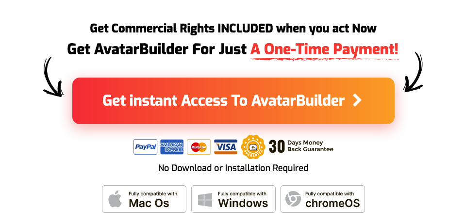 AvatarBuilder one-time payment 