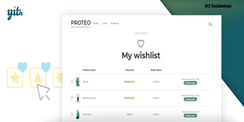YITH WooCommerce Wishlist