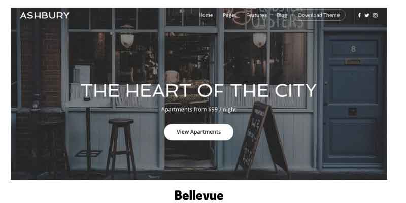Bellevue: Best WordPress Theme for Elementor