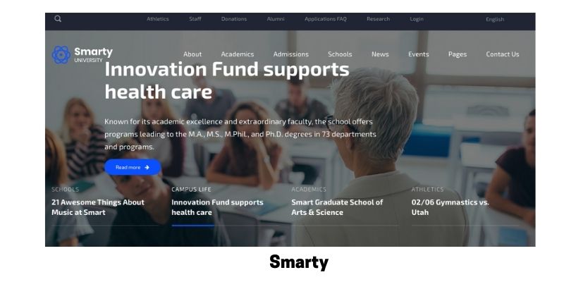 Smarty: Best Primary School WordPress Theme