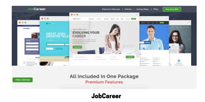 JobCareer:WordPress Theme for Job Site