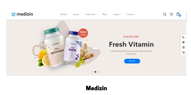 Medizin: Best Health Supplements WordPress Theme