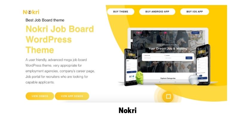 Nokri: WordPress Theme for Job Site